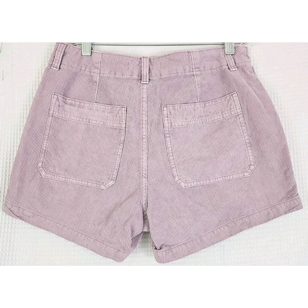 Outerknown ~Woman 27~Seventyseven Cord Shorts Bronze Light Purple Utility Cotton - Picture 3 of 13